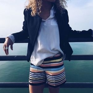 The Limited multi stripe board shorts